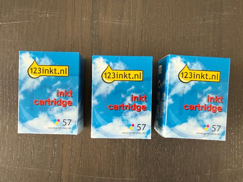HP 57 (C6657AE) inktcartridge kleur, Ophalen of Verzenden, Nieuw, Cartridge, 123Inkt
