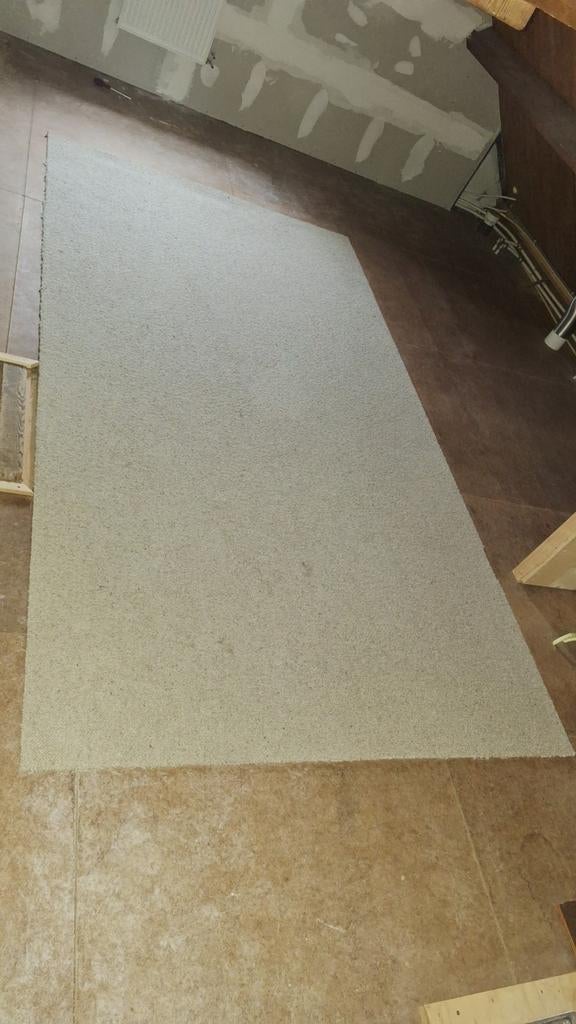 Vloerkleed tapijt gesneden 360x197 cm, Ophalen, Beige, 150 tot 200 cm, 200 cm of meer