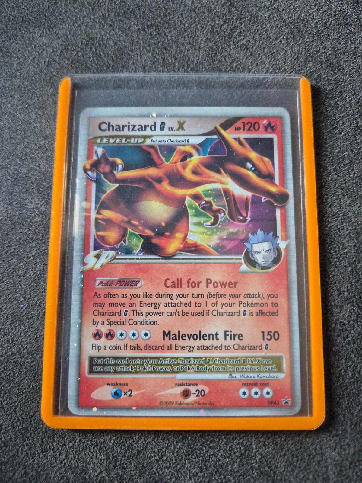 Charizard G LV.X DP45 Promo kaart, Verzenden, Zo goed als nieuw, Losse kaart