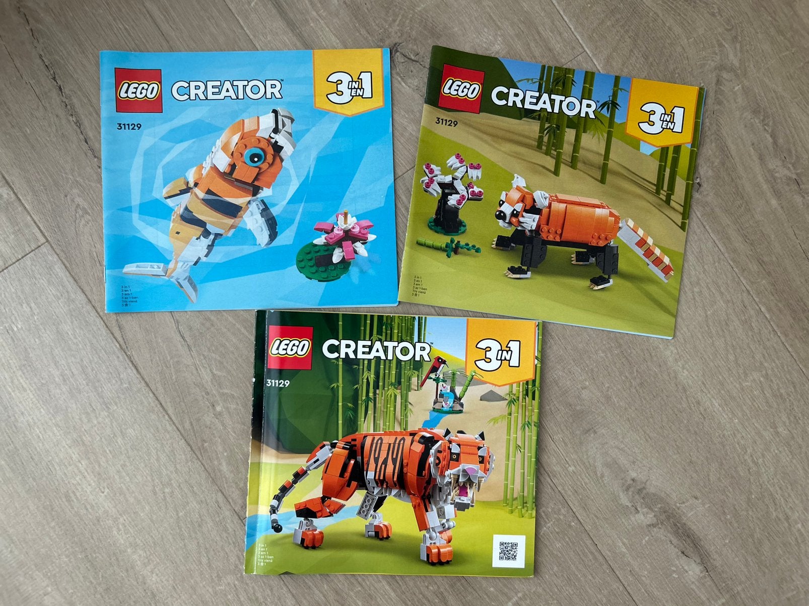LEGO Creator 3-in-1 Grote Tijger 31129, Kinderen en Baby's, Ophalen of Verzenden, Zo goed als nieuw