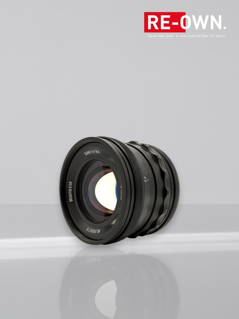 Brightin Star 35mm F1.4 Full-Frame Sony Mount (nieuwstaat), ., Zo goed als nieuw, Brightin Star, .