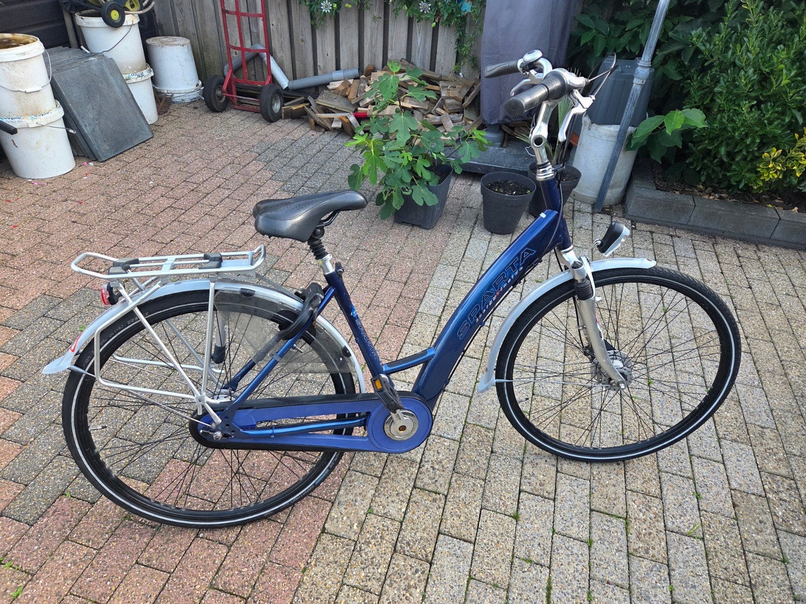 Sparta fiets, blauw, gebruikt, Ophalen of Verzenden, Gebruikt, Sparta
