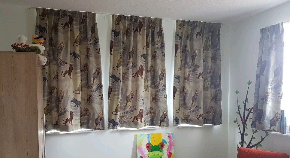 Lion king kindergordijn