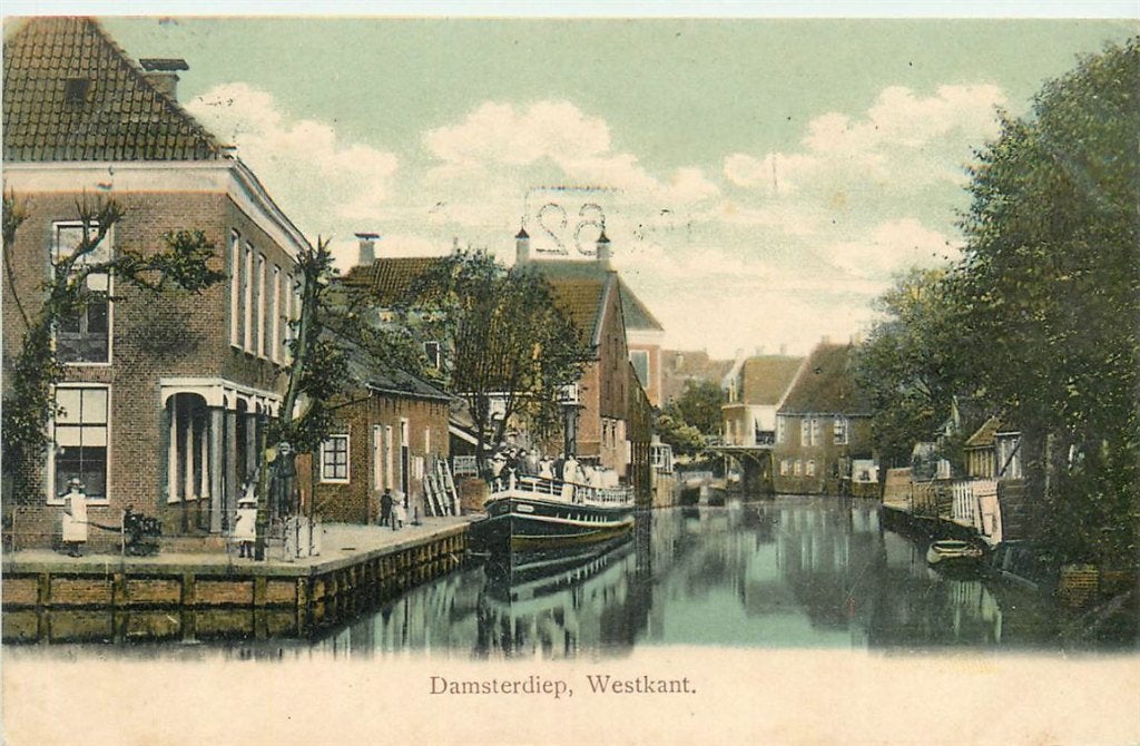 701-249-003 Appingedam Damsterdiep, Verzenden, Voor 1920, Groningen