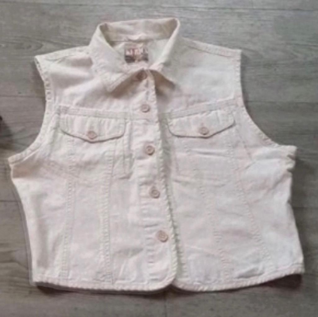 Beige gilet. Maat S.  Merk, Beige, Ophalen of Verzenden, Gedragen, Maat 36 (S)
