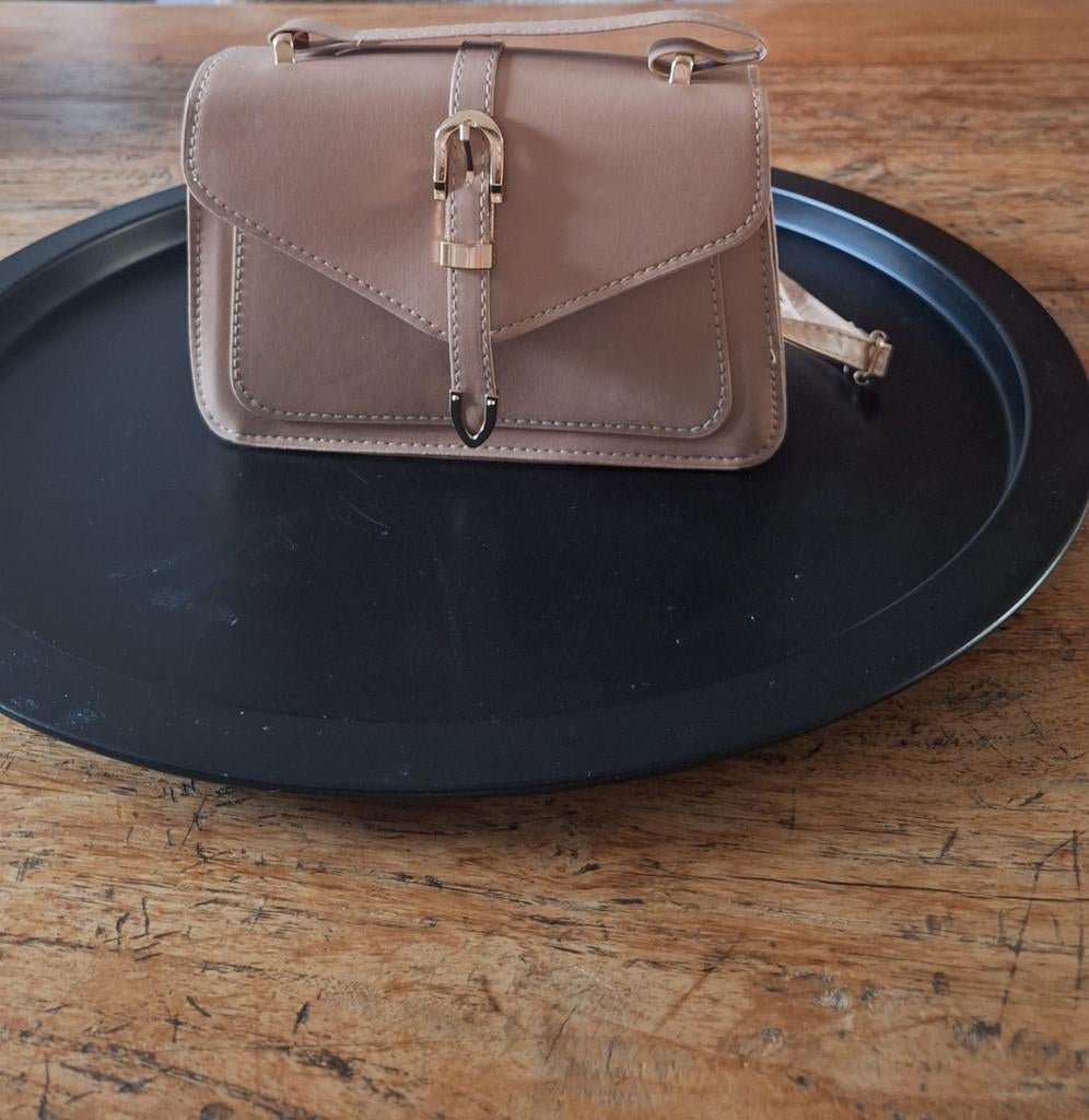 Leuke khaki tas, Ophalen of Verzenden, Handtas