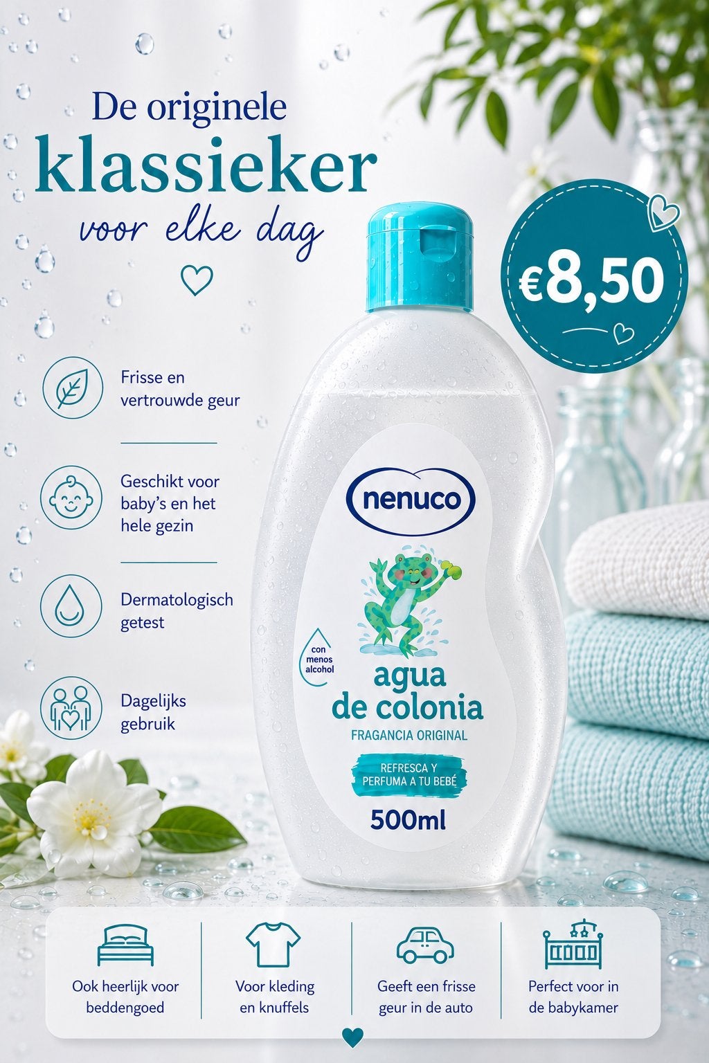 Nenuco geur NU 2 voor 15,-, Ophalen of Verzenden, Nieuw, Overige typen