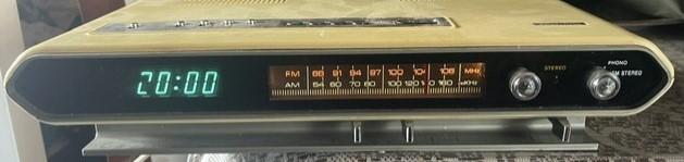 Philips Vintage Klokradio Realtone, Ophalen, Gebruikt, Radio