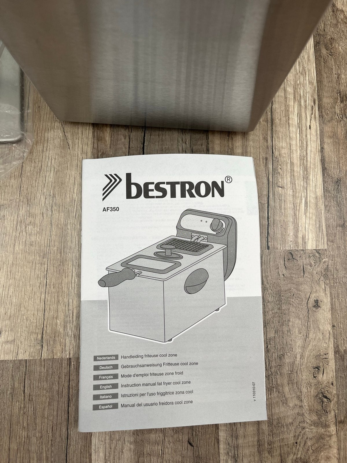 Bestron AF350 Friteuse - Nieuw in doos, 3 tot 4 liter, Ophalen, Nieuw, Uitneembare binnenpan