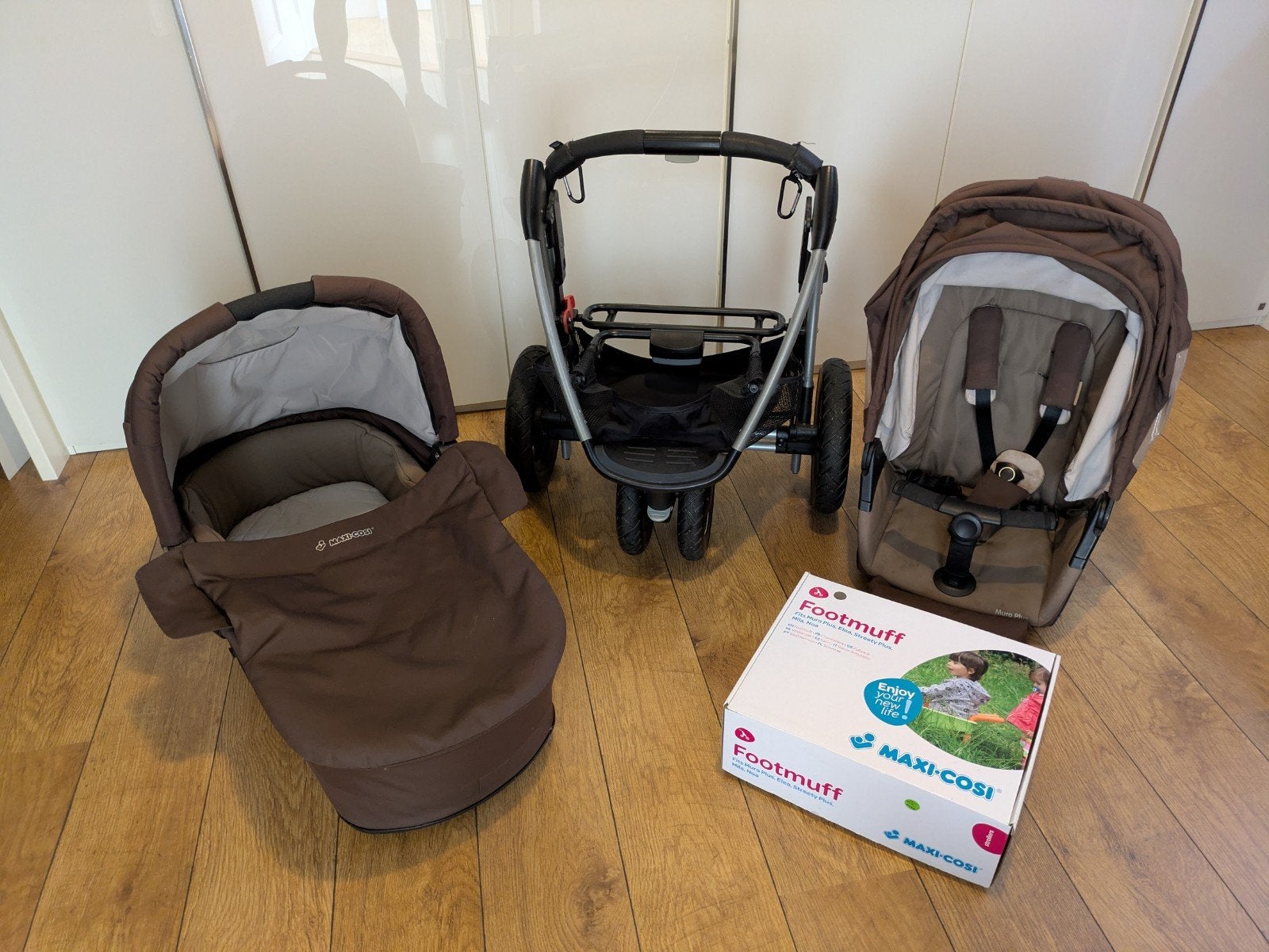 Maxi-Cosi wandelwagen set met babybak en buggy, Kinderen en Baby's, Kinderwagens en Combinaties, Ophalen, Gebruikt