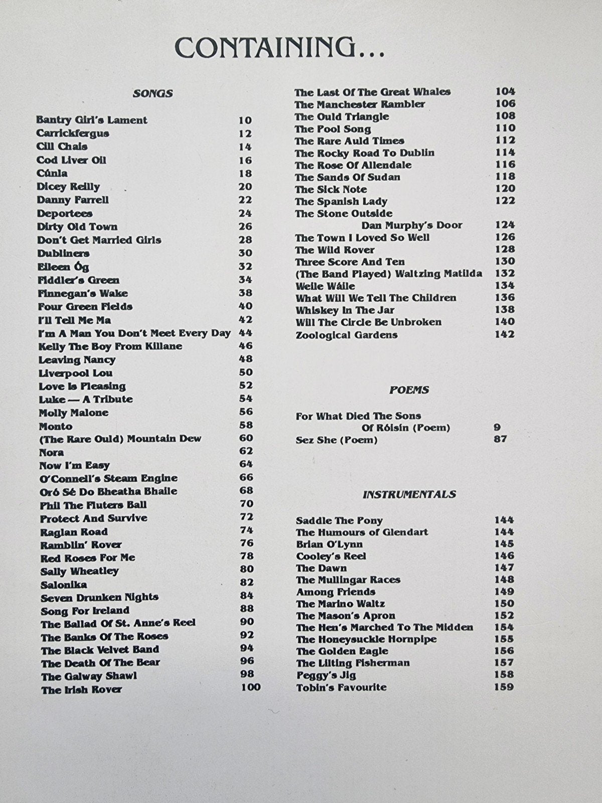 The Dubliners Songbook - Collectors Item Art39, Verzenden, Zo goed als nieuw, Populair