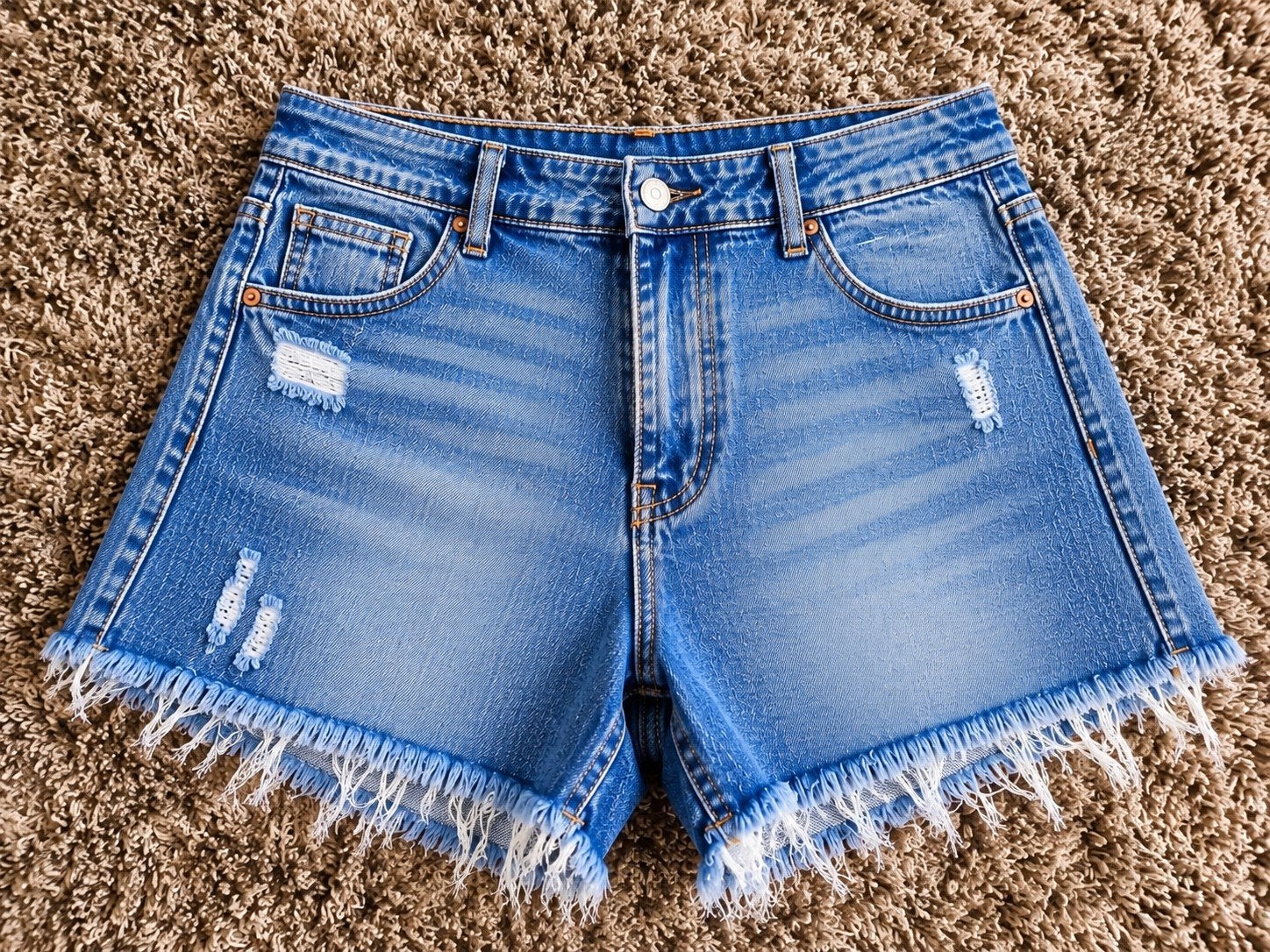 Kathy Jeans Stretch Shorts L Nieuw Destroyed Look, Pinko, Blauw, Nieuw, Ophalen of Verzenden