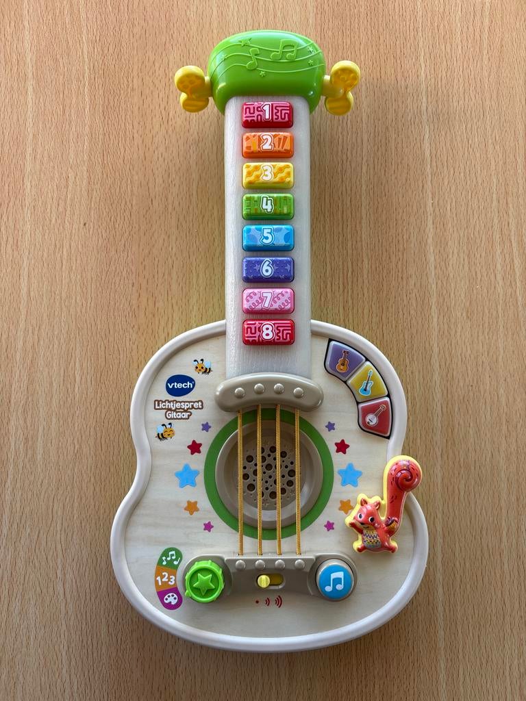 VTech Lichtjespret Gitaar - Zo goed als nieuw, Ophalen of Verzenden, Zo goed als nieuw, Overige typen, Met licht
