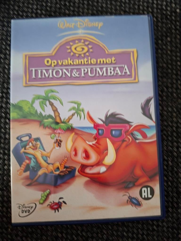 Walt Disney: Op vakantie met Timon & Pumbaa DVD, Alle leeftijden, Ophalen of Verzenden, Zo goed als nieuw, Komedie