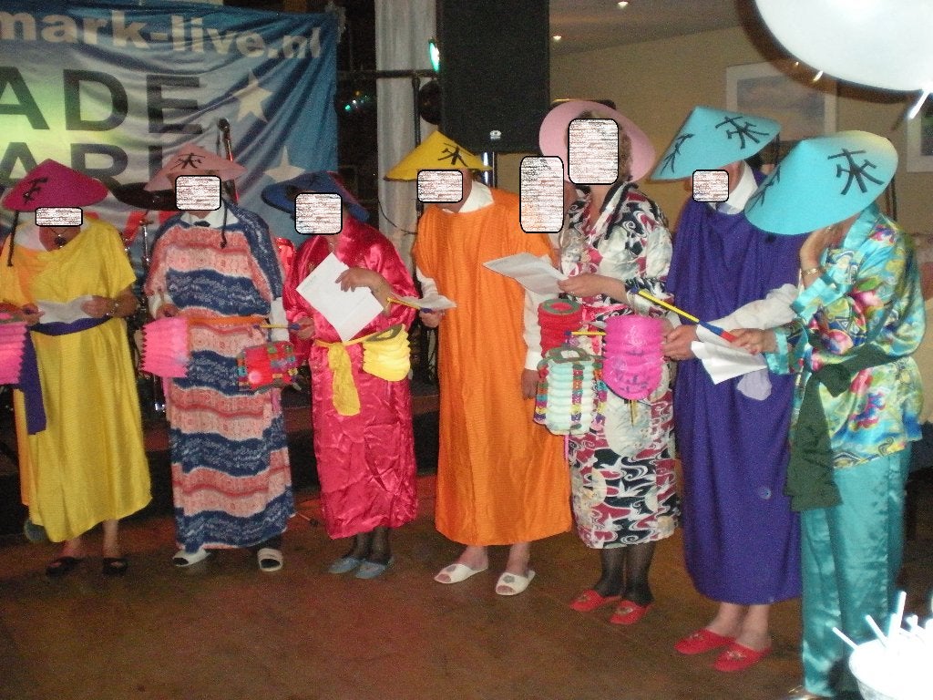 Chinese voordracht +kleding -feesten & partijen-evt.carnaval, Ophalen, Gedragen, Carnaval, Kleding