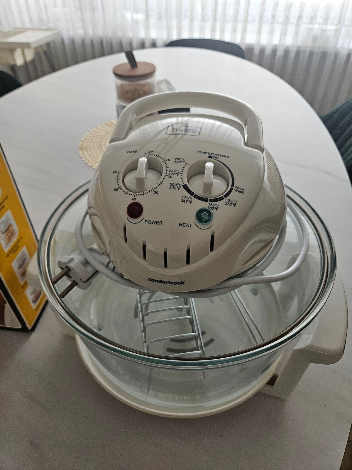 Trebs comfortcook x  Halogen Oven  verhogingsring 10 snee, Ophalen of Verzenden, Gietijzer