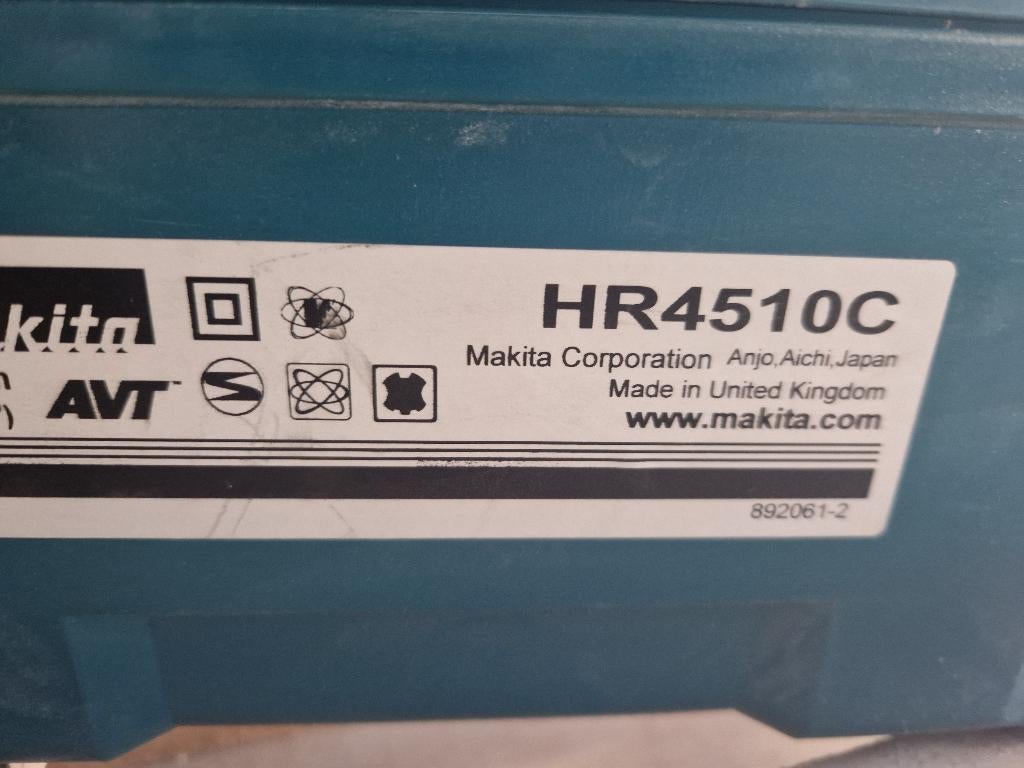 Makita hakhamer/boor, Ophalen, Zo goed als nieuw
