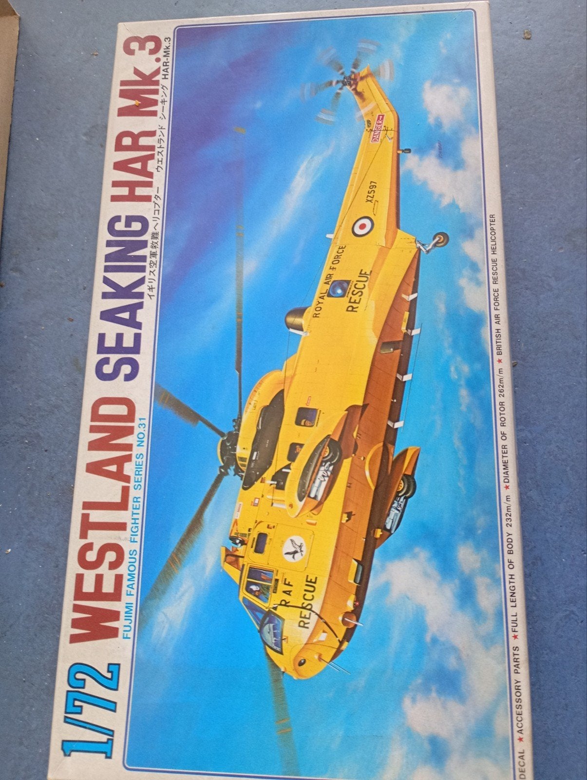 Fujimi 1/72 Westland Seaking HAR Mk.3 Modelbouw Helikopter, Verzenden, 1:72 tot 1:144, Overige merken