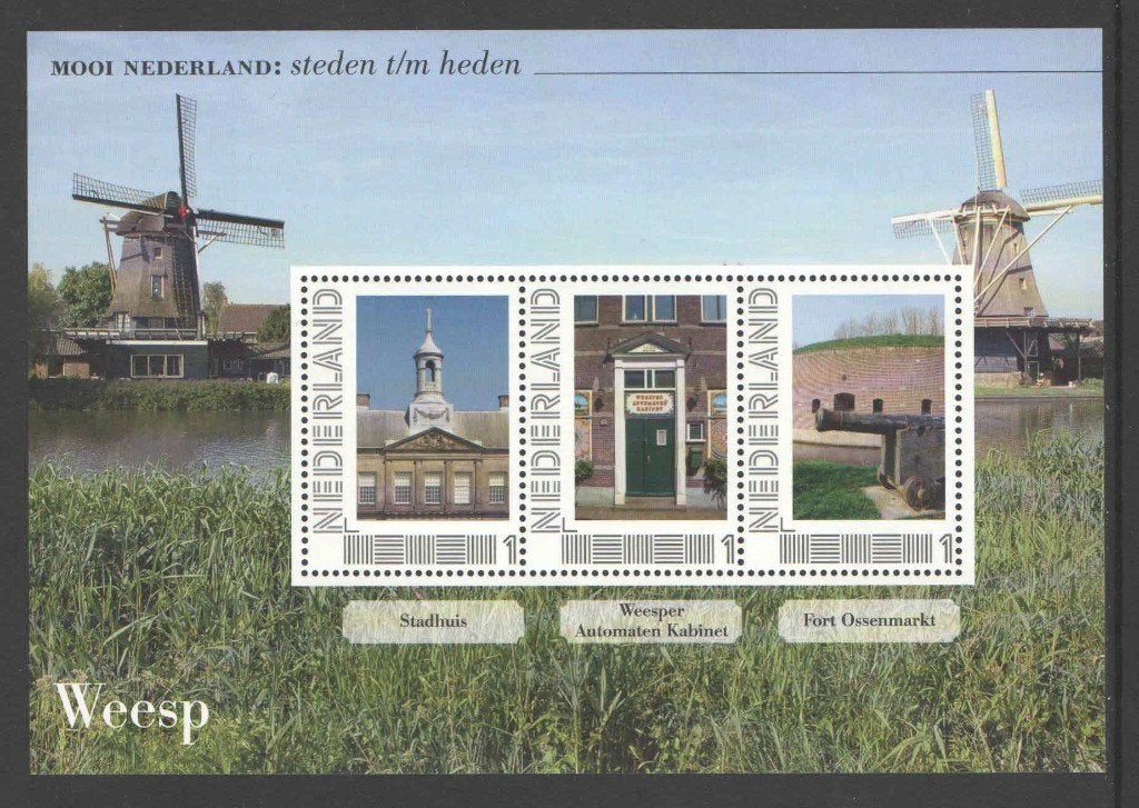 Mooi Nederland Steden t/m Heden: Weesp 2, Postzegels en Munten, Ophalen of Verzenden, Na 1940, Postfris
