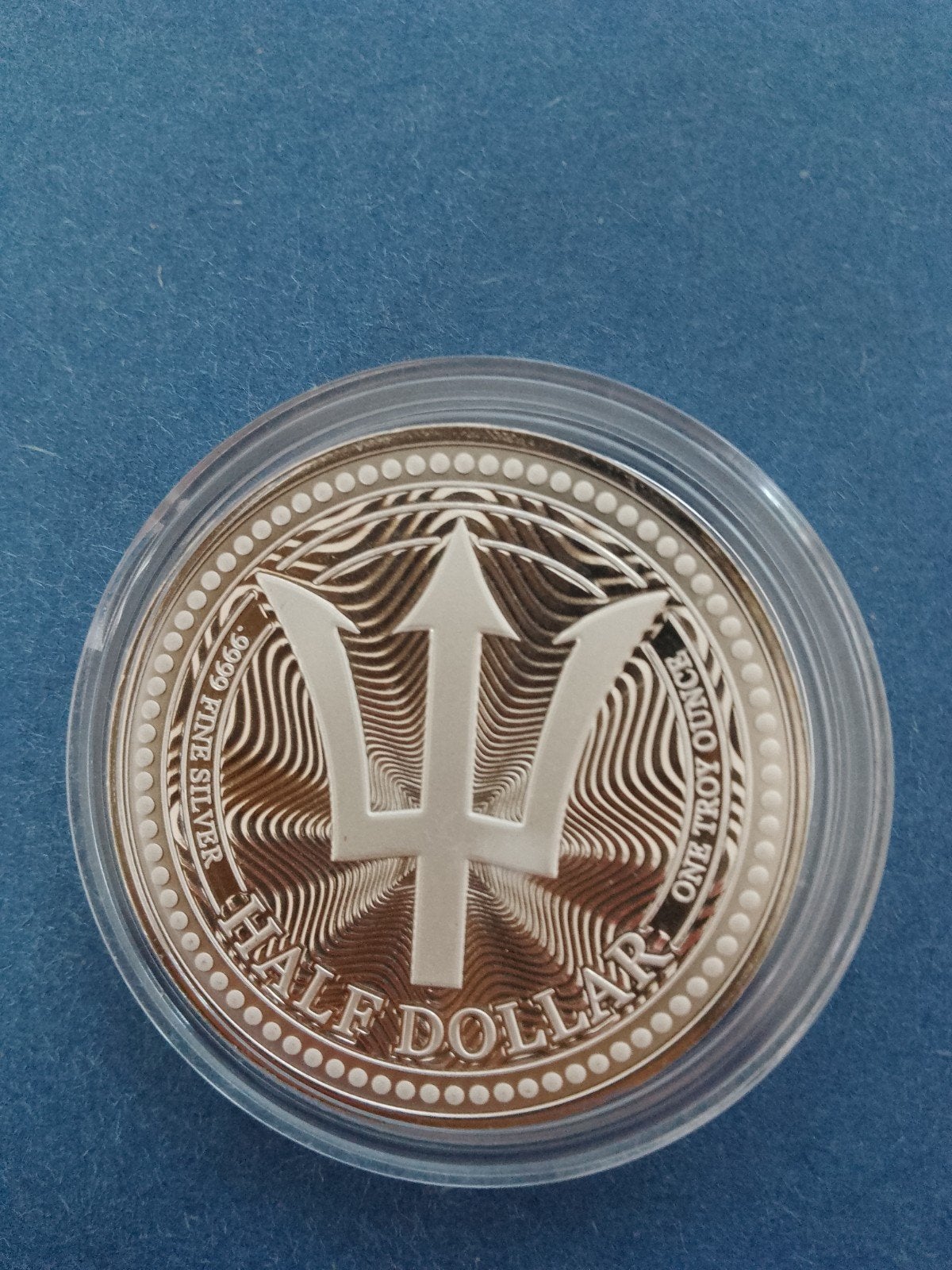 Barbados Trident 2025 1 oz zilver, Ophalen of Verzenden, Zilver