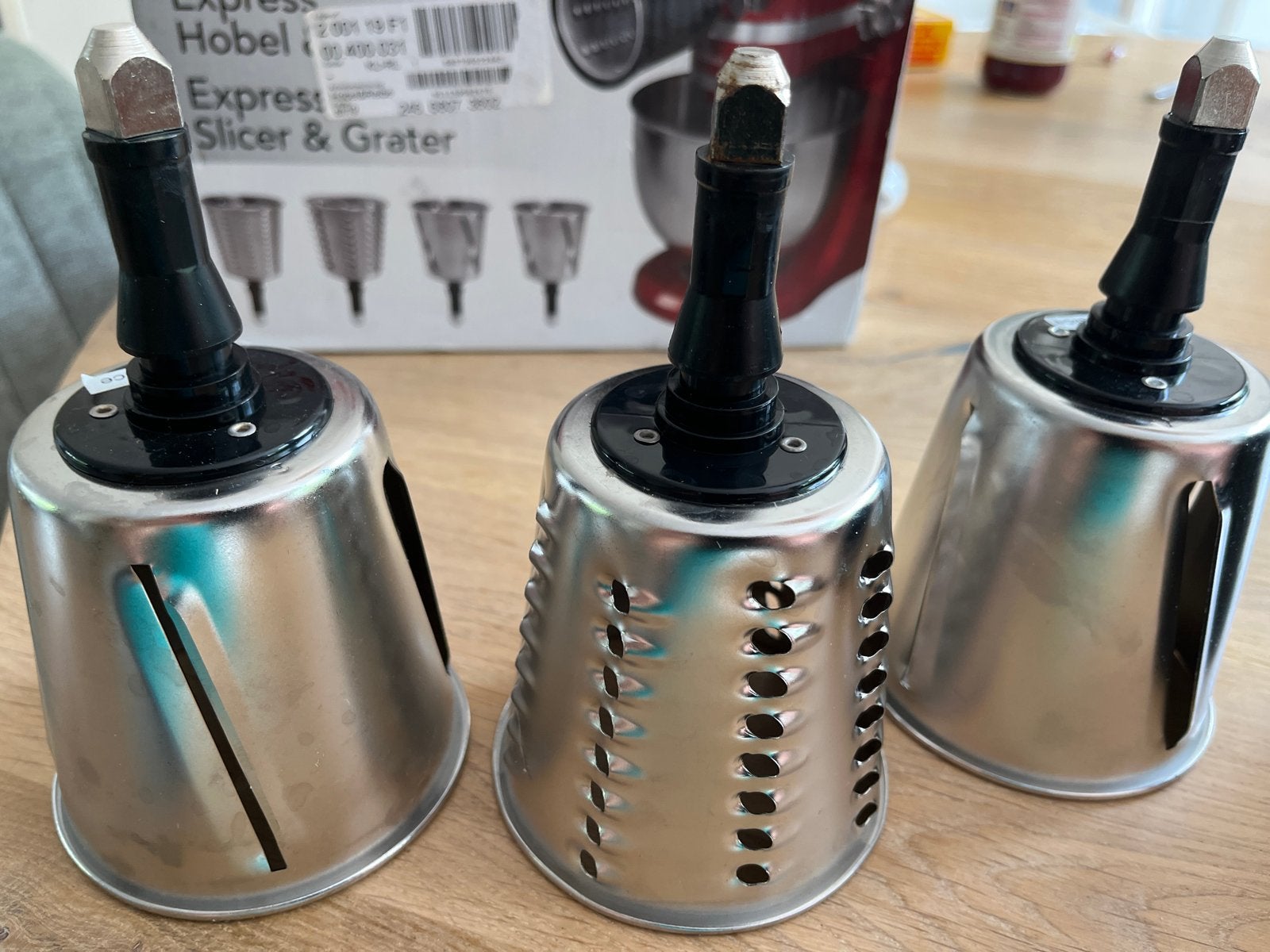 AEG Ultramix Express Slicer & Grater, Ophalen of Verzenden, Zo goed als nieuw, 3 snelheden of meer