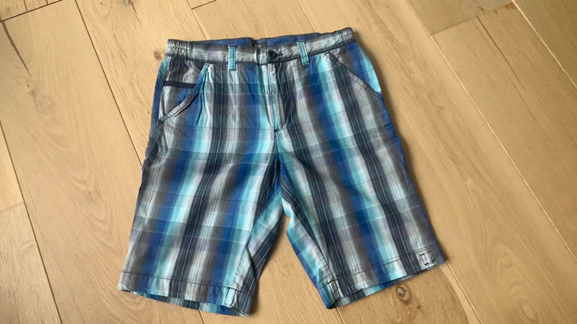 Geruite korte broek Human Nature maat M 100% katoen, Kleding | Heren, Broeken en Pantalons, Ophalen of Verzenden, Zo goed als nieuw