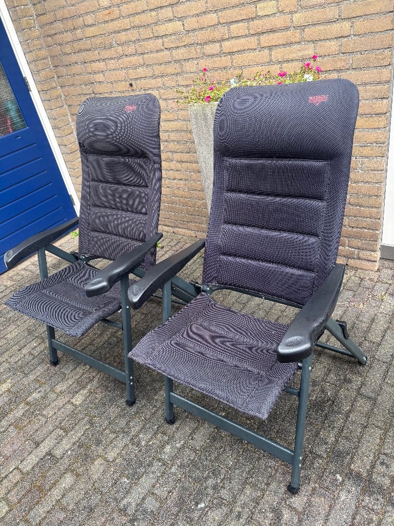 Crespo Campingstoelen, Caravans en Kamperen, Ophalen, Gebruikt, Campingstoel