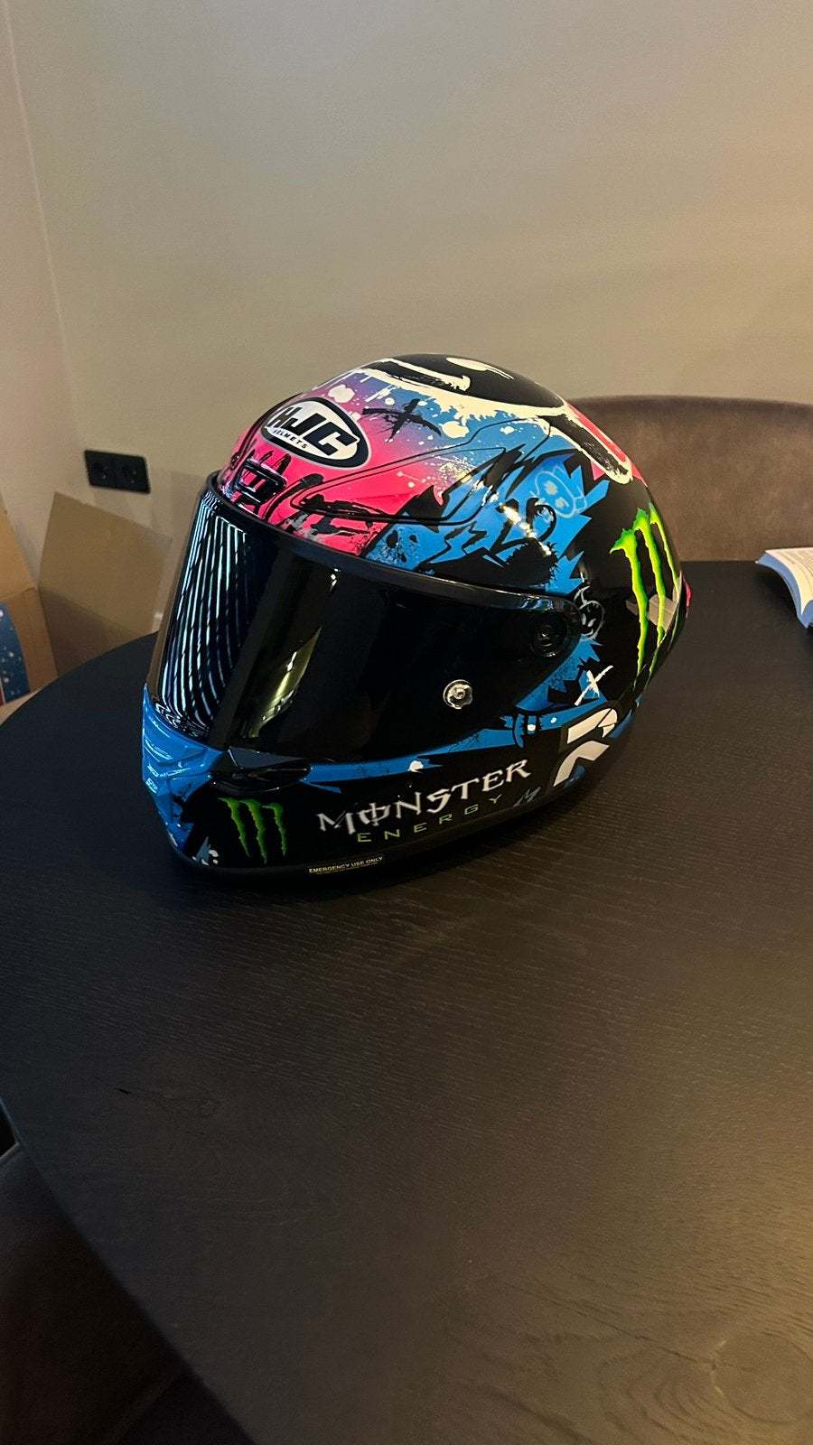 Motorhelm HJC Le mans 2024 te koop, Motoren, Kleding | Motorhelmen, Ophalen of Verzenden, Integraalhelm, Tweedehands, XL