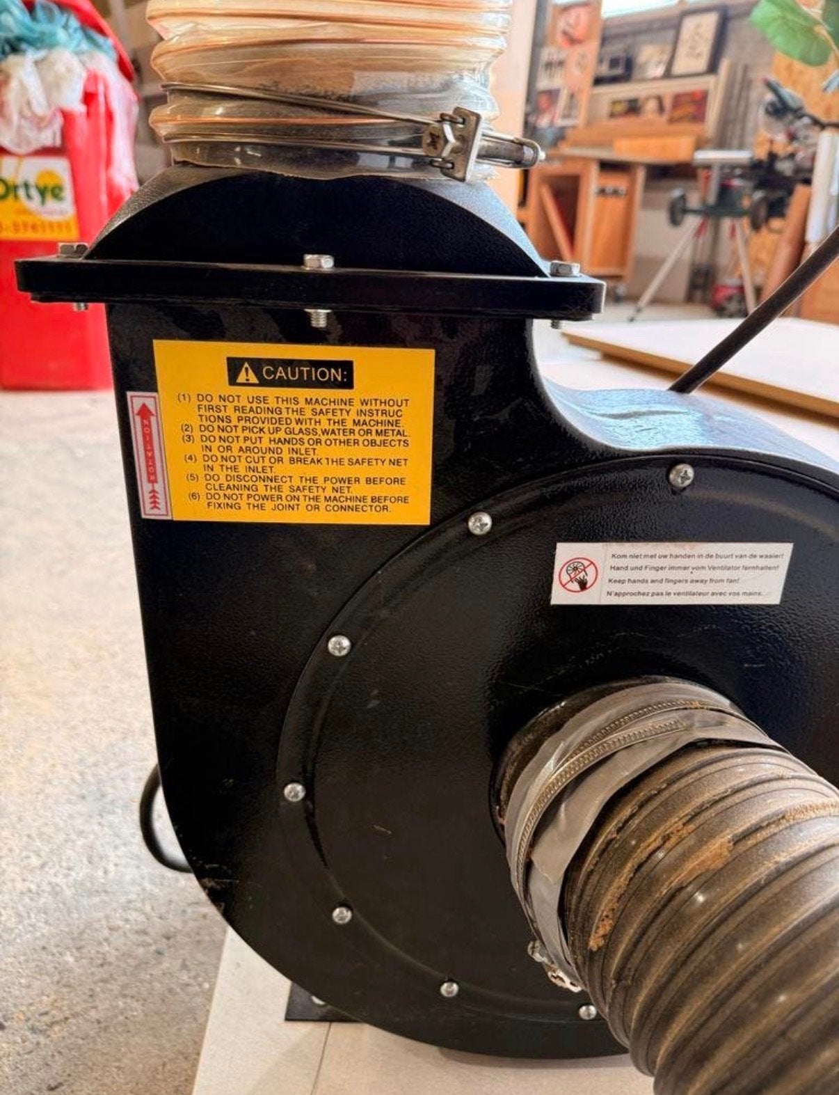 Huvena HU 2 DC Afzuiginstallatie 400V - Houtbewerking, Ophalen, Gebruikt, Afzuiger