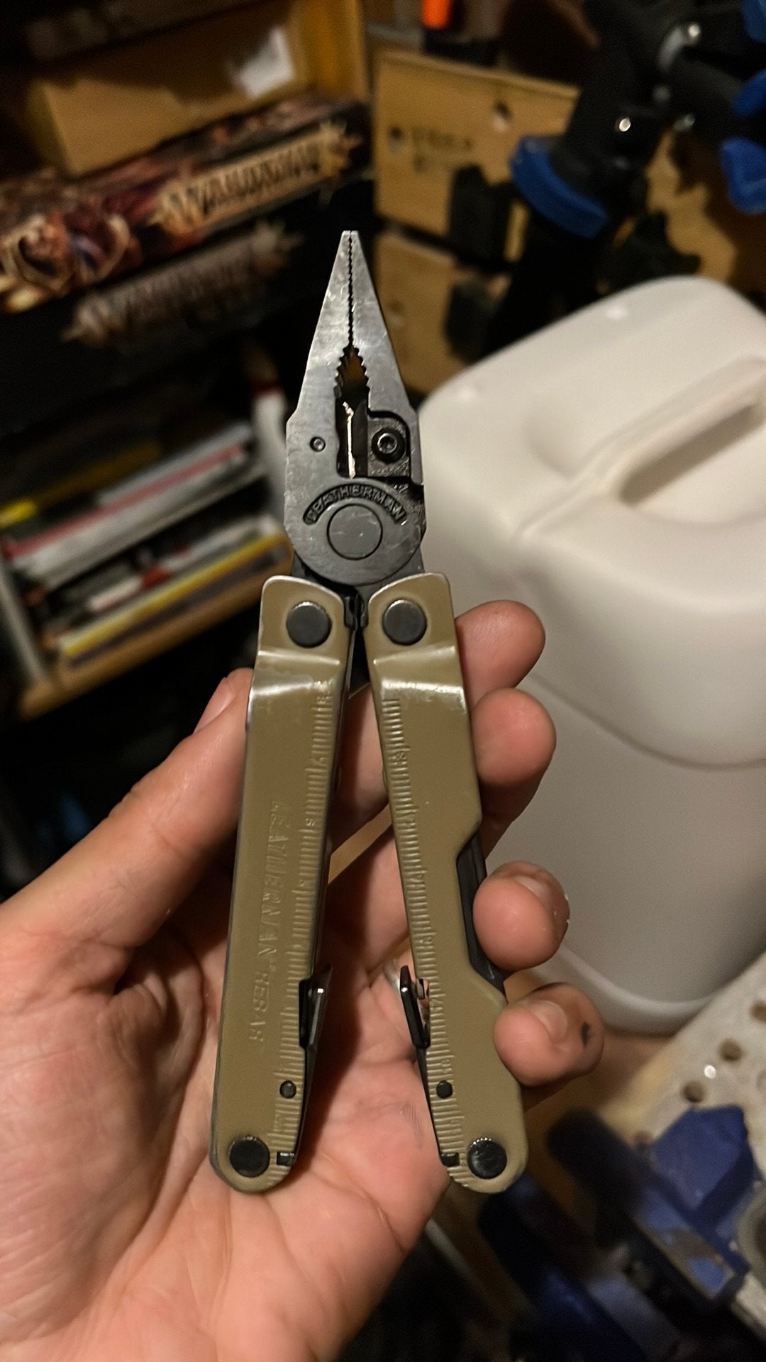 Leatherman Rebar coyote, Ophalen, Gebruikt