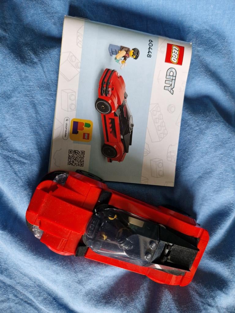 Lego City Sportwagen 60448 - Compleet met boekje, Ophalen of Verzenden, Zo goed als nieuw, Complete set, Lego