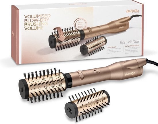 BaByliss Big Hair Dual Föhnborstel AS952E, Sieraden, Tassen en Uiterlijk, Uiterlijk | Haarverzorging, Ophalen, Nieuw, Krultang of Stijltang