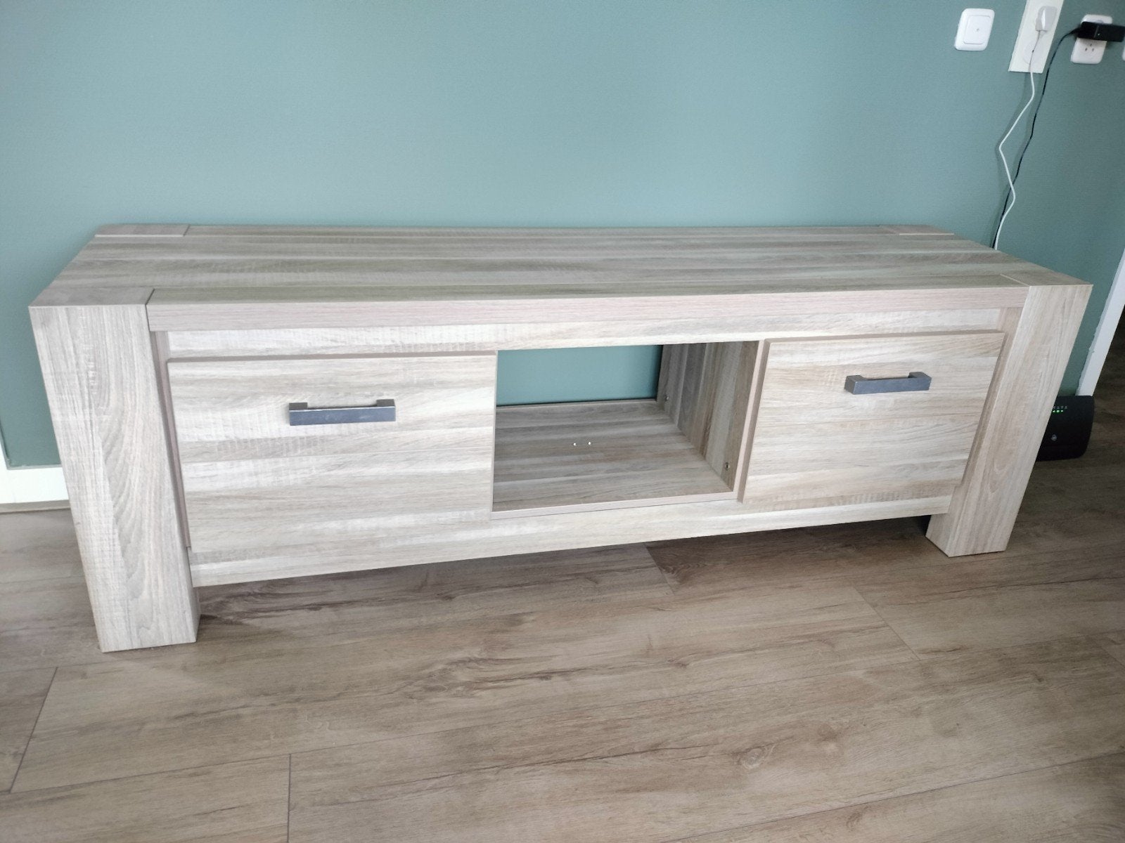 TV kast kleur licht hout, Ophalen, 150 tot 200 cm, Zo goed als nieuw, Minder dan 100 cm