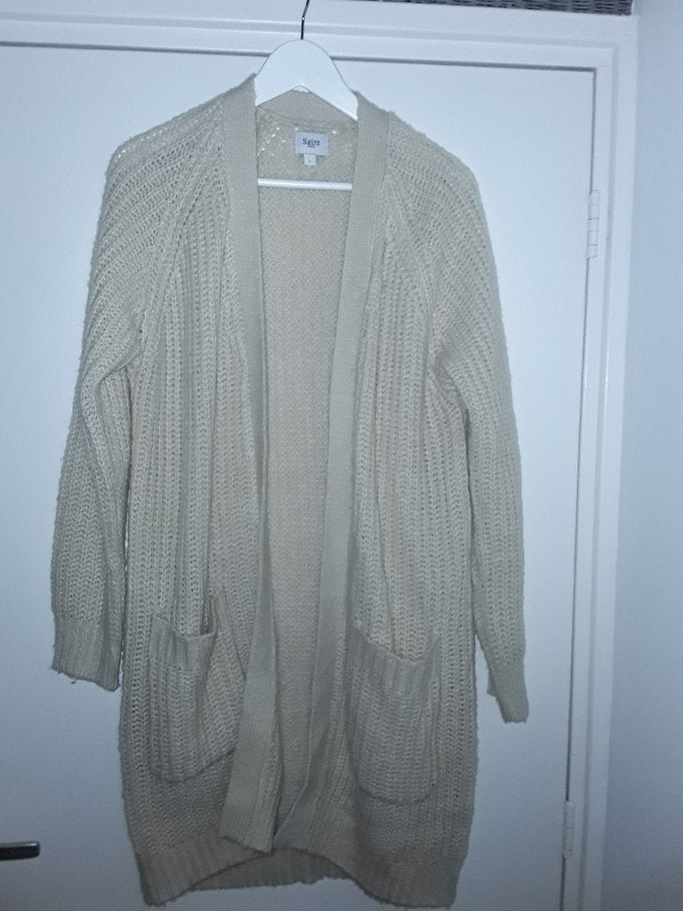 Saint Tropez Beige Lange Gehaakt Vest Maat L, Beige, Maat 42/44 (L), Nieuw, Ophalen of Verzenden