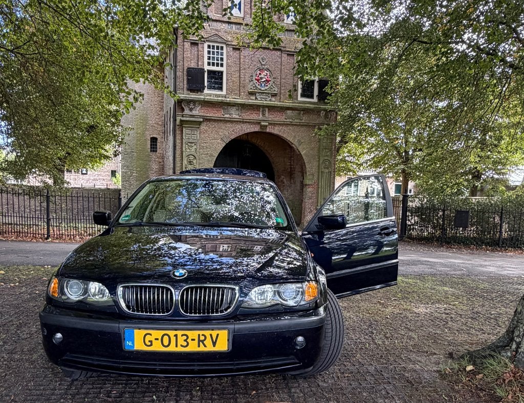 BMW 3-Serie 320i Sedan Executive (E46) 6cylinder 170pk aut., Auto's, Beige, Blauw, Leder en Stof, 11 km/l