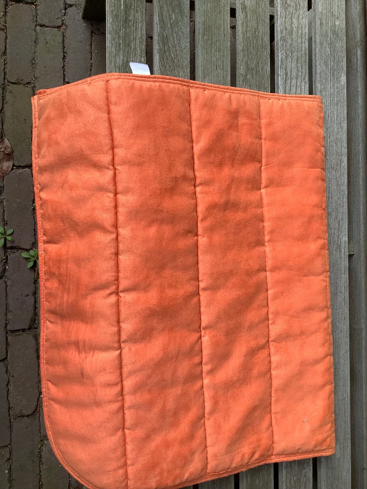 Mooi oranje dekje, Ophalen of Verzenden, Zo goed als nieuw, Dressuurdekje