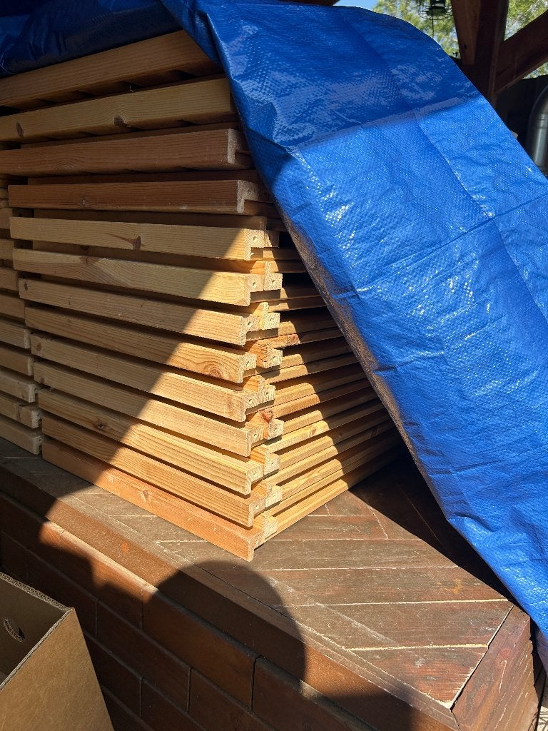 IKEA HEJNE Houten Stellingkast – Modulair Systeem, Huis en Inrichting, Kasten | Stellingkasten, ., Ophalen of Verzenden, Zo goed als nieuw
