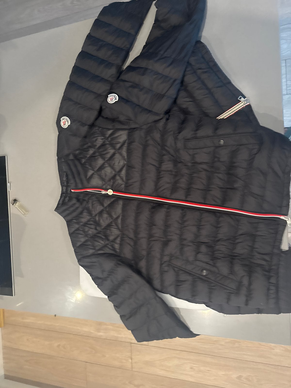 2 Moncler jassen in maat S, Ophalen of Verzenden, Gedragen, Maat 46 (S) of kleiner, Zwart