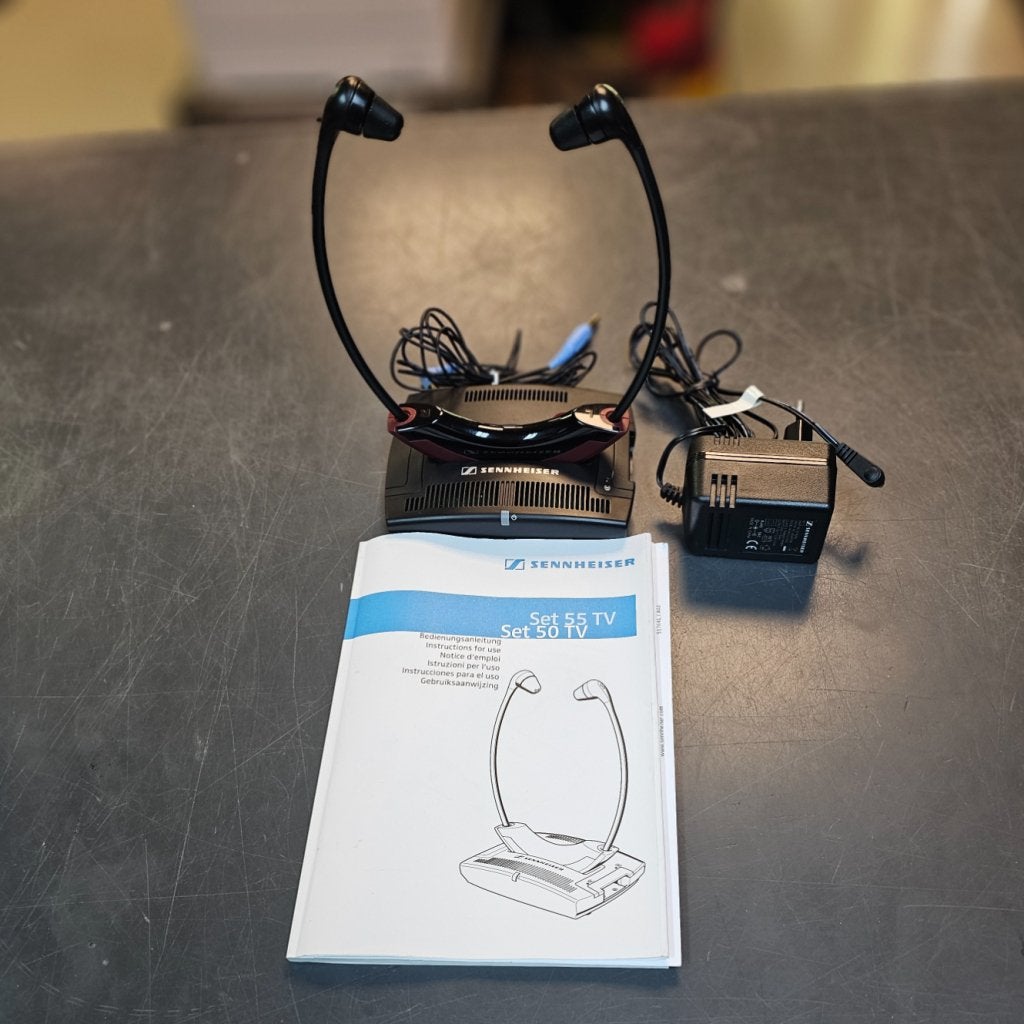 Sennheiser SET 50 TV- Draadloze In-ear Oordopjes - Zwart/Roo, Sennheiser, Gebruikt, https://www.sennheiser.com/global-contact