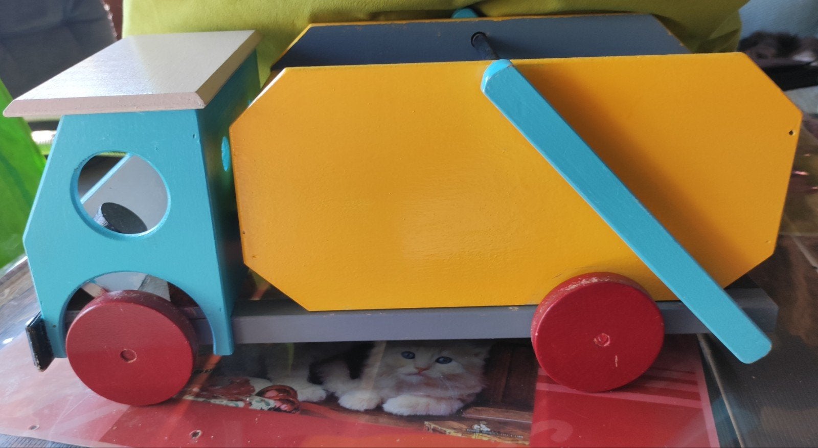 houten kiepwagen, Ophalen of Verzenden, Auto, Overige merken