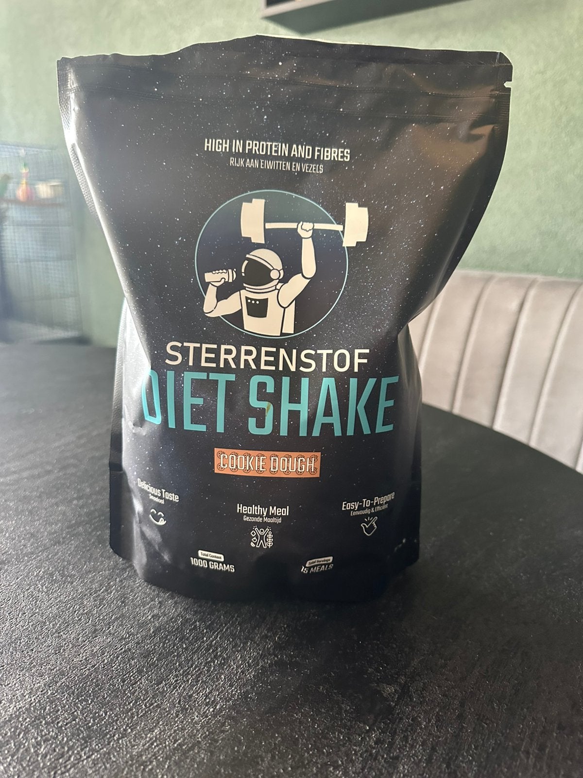 Zak cookie dough diet shake, Sport en Fitness, Ophalen, Zo goed als nieuw, Poeder of Drank