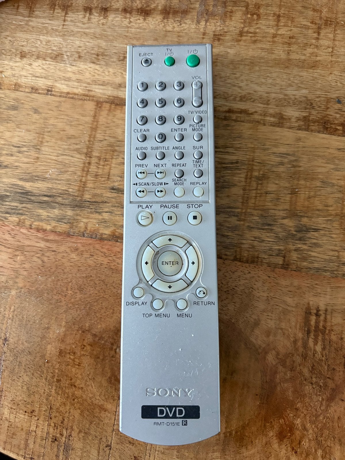Sony DVD Afstandsbediening RMT-D151E, Ophalen of Verzenden, Gebruikt, Origineel, Dvd