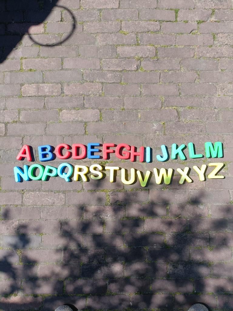 Alfabet vormpjes zand speelgoed zandbak, Ophalen, Zo goed als nieuw