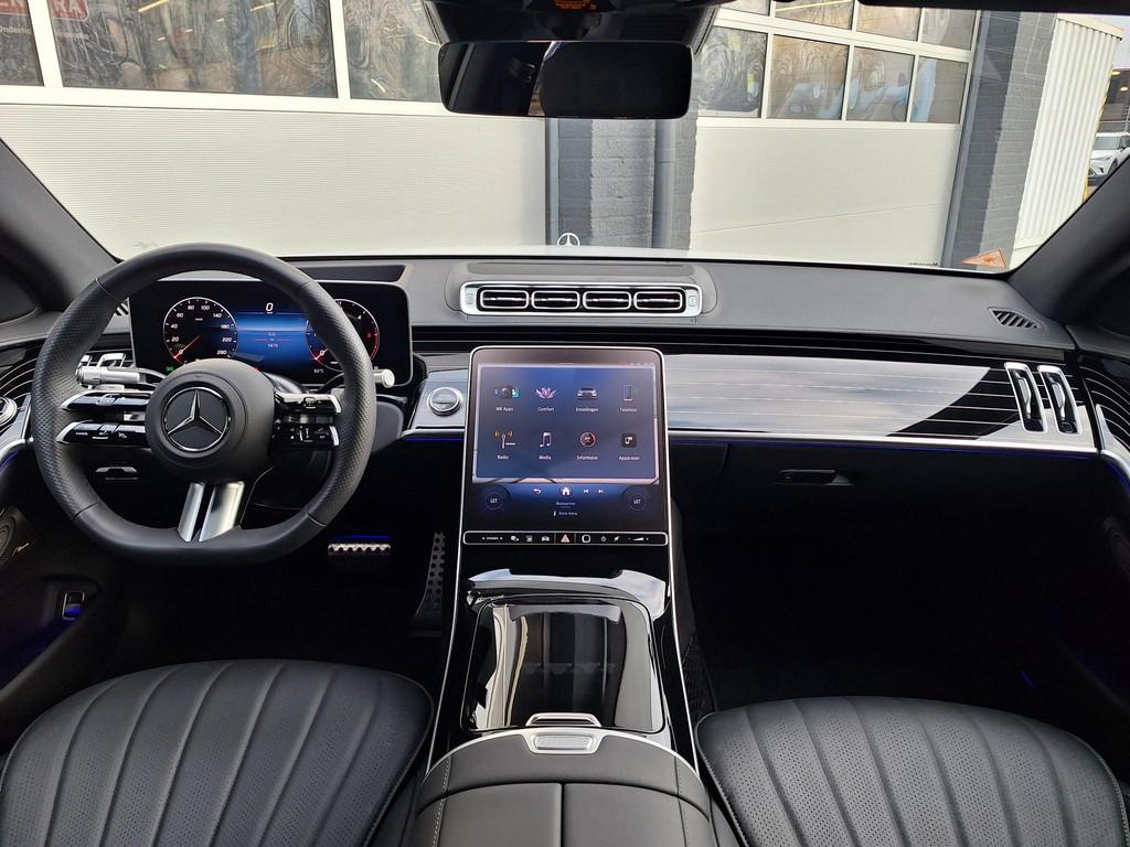 Mercedes-Benz S-klasse 350d 4MATIC Lang AMG Line | Night pak, Auto's, Mercedes-Benz, Automaat, Gebruikt, Adaptive Cruise Control