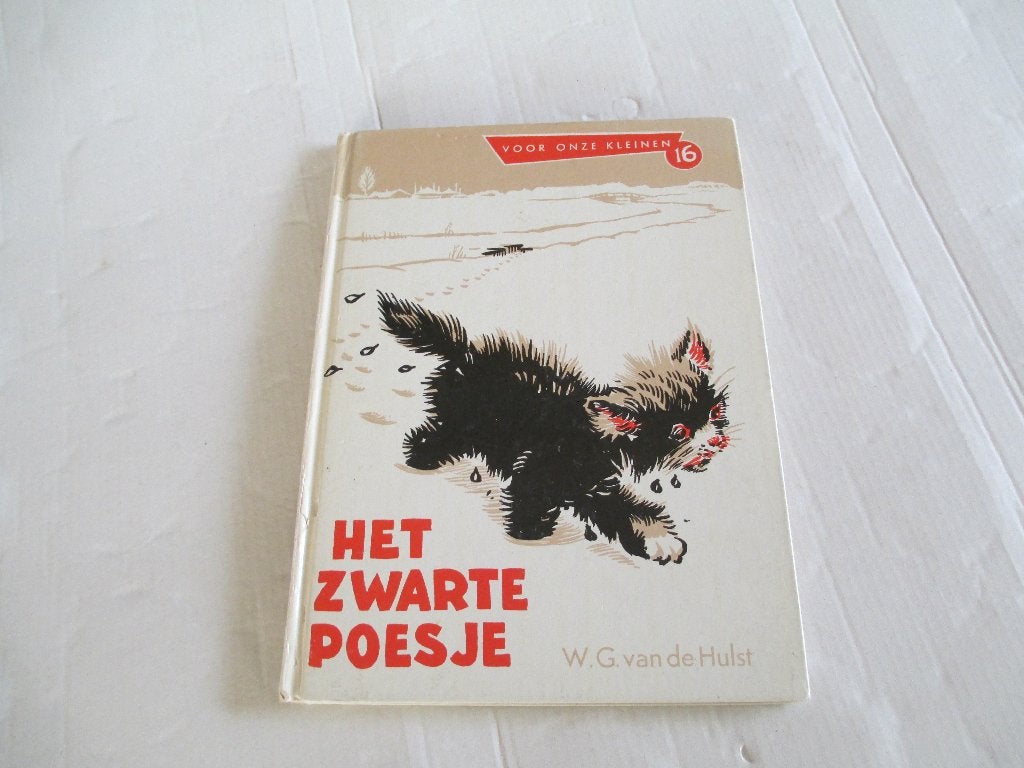 het zwarte poesje - w.g. van de hulst, Ophalen of Verzenden, Gelezen, Fictie algemeen