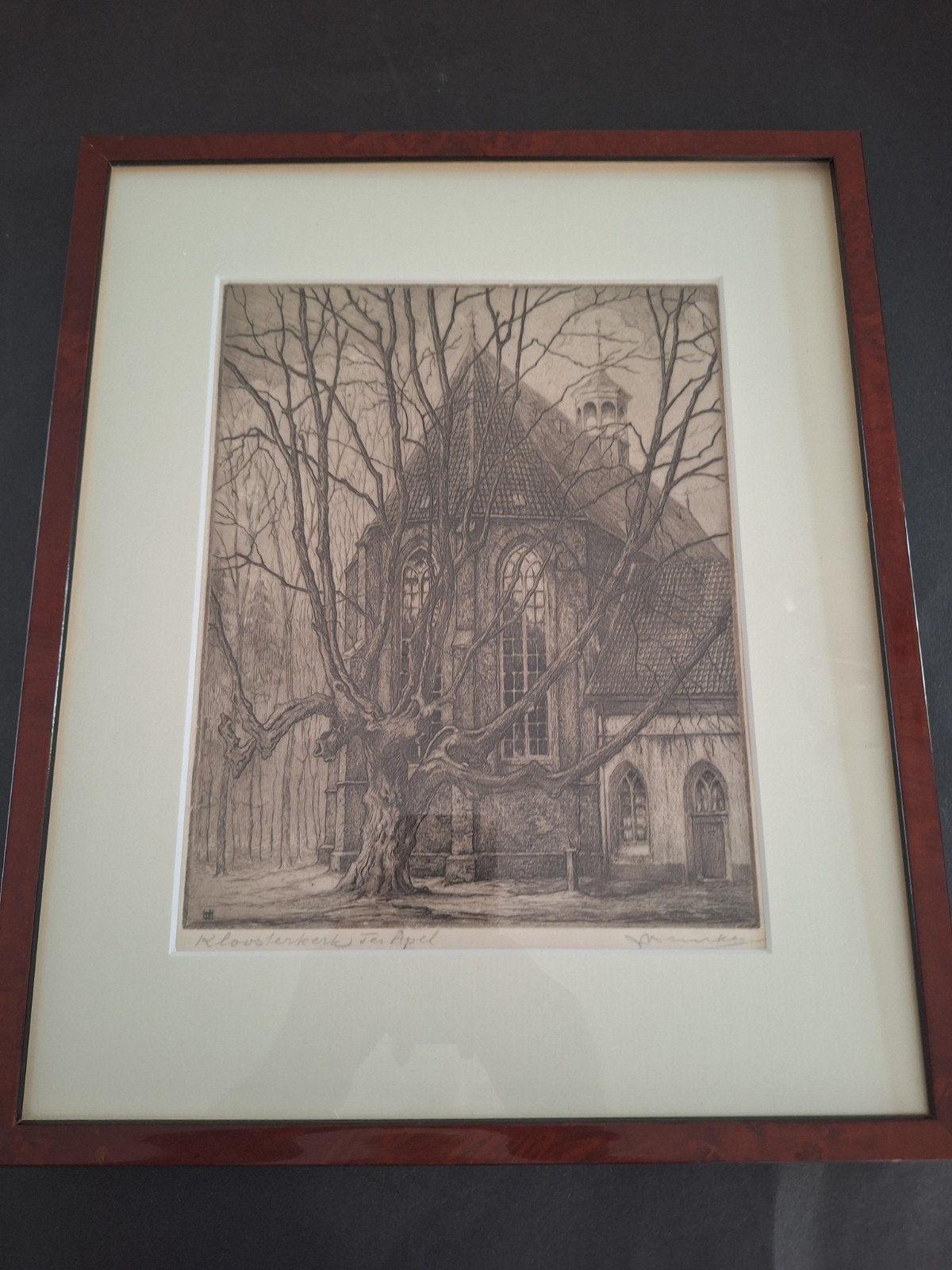 John Hemkes Kloosterkerk terapel no 25, Ophalen of Verzenden