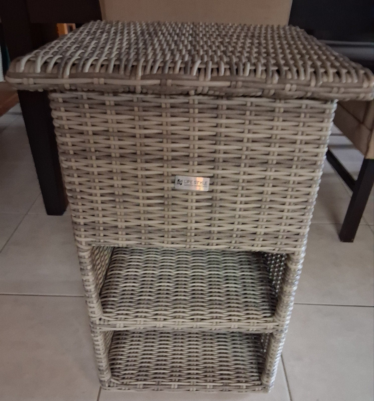 Nieuwe Wicker Koeler voor Drankjes - Grijs, Ophalen, Nieuw