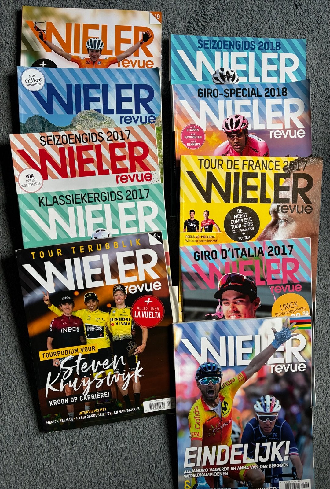 Wieler Revue magazines vanaf het begin, Ophalen, Gelezen, Sport en Vrije tijd