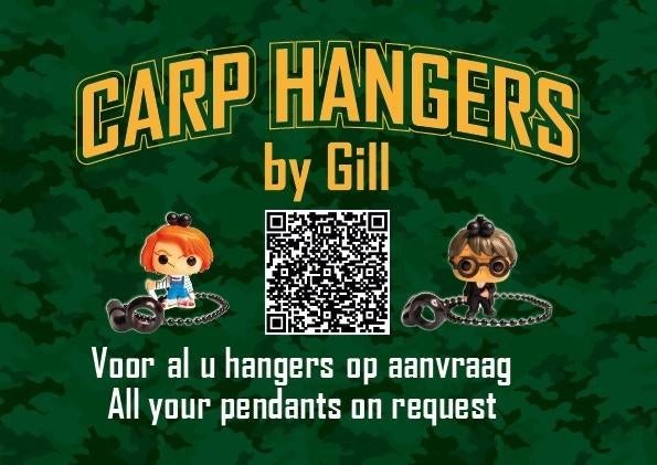 CARP HANGERS by GILL Marvel,Horror,Action figuren hangers.🎣, Watersport en Boten, Ophalen of Verzenden, Nieuw, Complete set