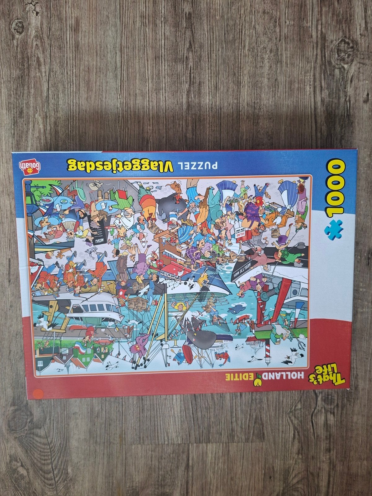 That's life puzzel, Hobby en Vrije tijd, Denksport en Puzzels, Ophalen of Verzenden, 500 t/m 1500 stukjes, Zo goed als nieuw